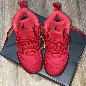 All Red Jordan Retro 12